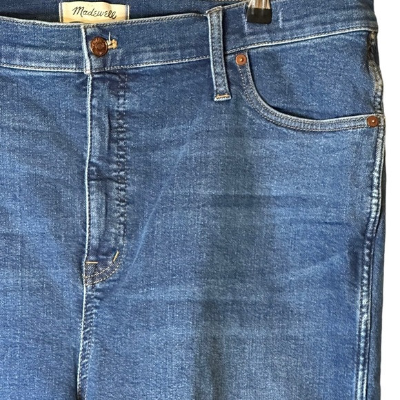 Madewell 10”‎ High-Rise Skinny Jeans MA616 Plus Size 35 - Picture 6 of 13